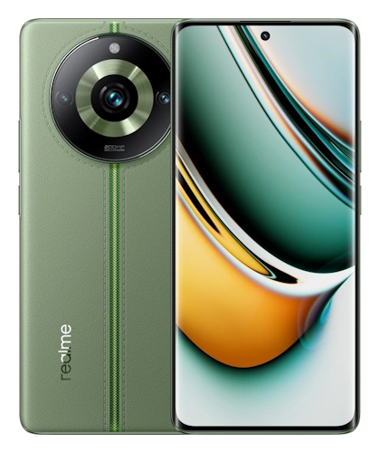 Смартфон Realme 11 Pro+ в зелёном (Oasis Green) корпусе
