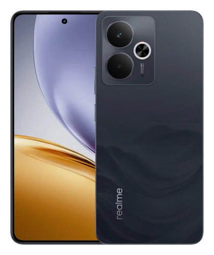Смартфон Realme 14T в чёрном (Obsidian Black) корпусе