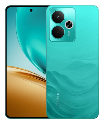 Смартфон Realme 14T в зелёном (Surf Green) корпусе