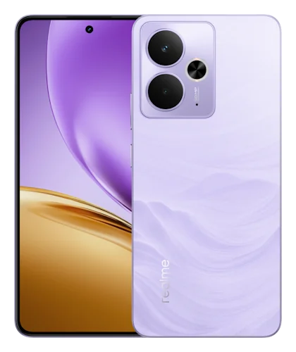 Смартфон Realme 14T в фиолетовом (Lightning Purple) корпусе