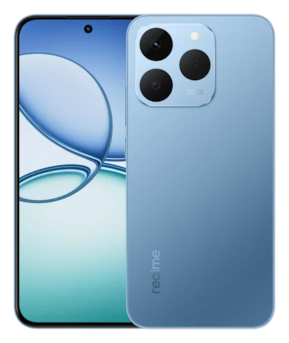 Смартфон Realme 15T в синем (Silk Blue) корпусе