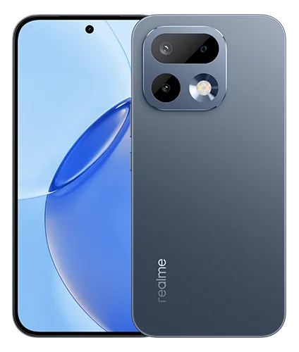 Смартфон Realme 16 Pro в тёмно-сером (Pebble Grey) корпусе