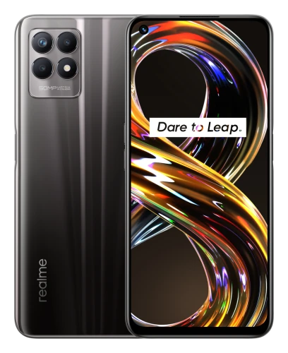 Смартфон Realme 8i в чёрном (Space Black) корпусе