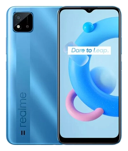 Смартфон Realme C11 2021 в синем (Lake Blue) корпусе