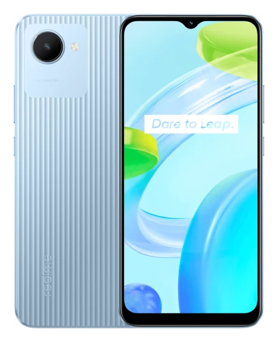 Смартфон Realme C30 в синем (Lake Blue) корпусе
