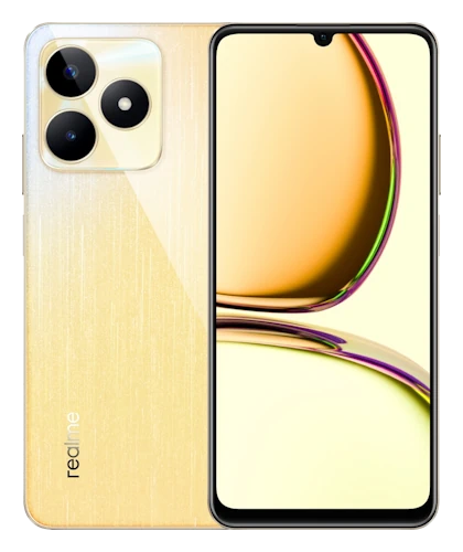 Смартфон Realme C53 в золотом (Champion Gold) корпусе
