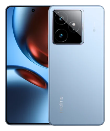 Смартфон Realme GT 7 в синем (IceSense Blue) корпусе