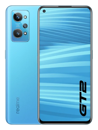 Смартфон Realme GT2 в синем (Titanium Blue) корпусе