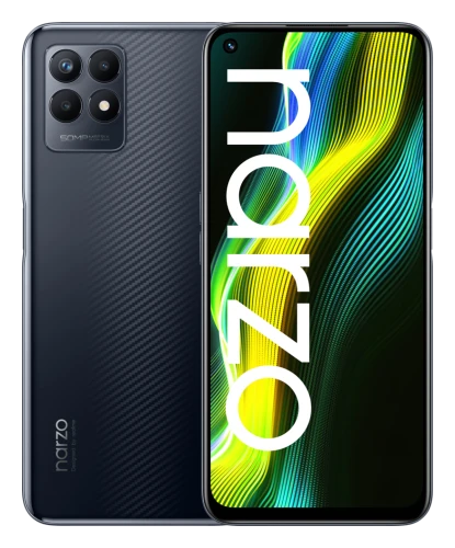 Смартфон Realme Narzo 50 в чёрном (Speed Black) корпусе