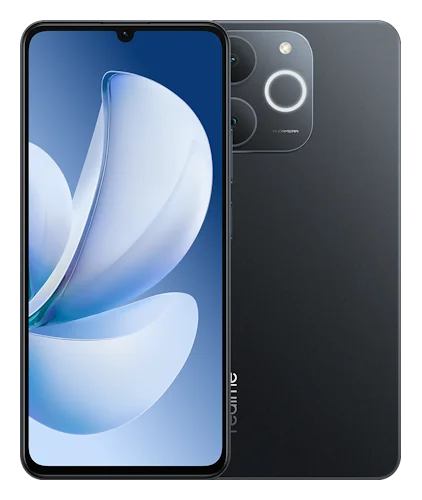 Смартфон Realme Note 70 в чёрном (Obsidian Black) корпусе