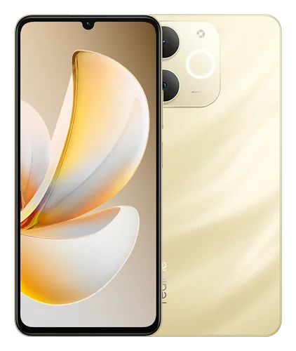 Смартфон Realme Note 70 в золотом (Beach Gold) корпусе