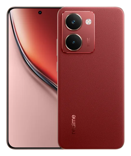 Смартфон Realme P3 Ultra в красном (Orion Red) корпусе