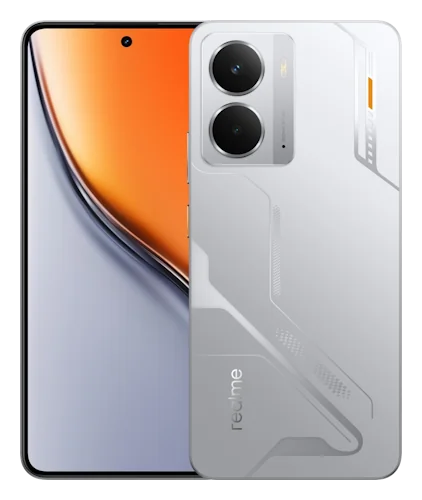 Смартфон Realme P3 в серебристом (Space Silver) корпусе