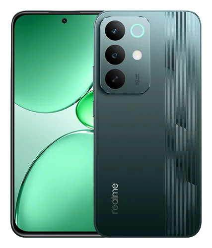 Смартфон Realme P4 в гоночном зелёном (Racing Green) корпусе