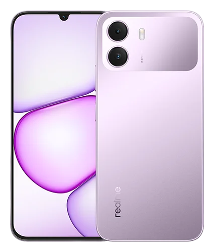 Смартфон Realme P4 Lite в пульсирующем фиолетовом (Pulse Purple) корпусе