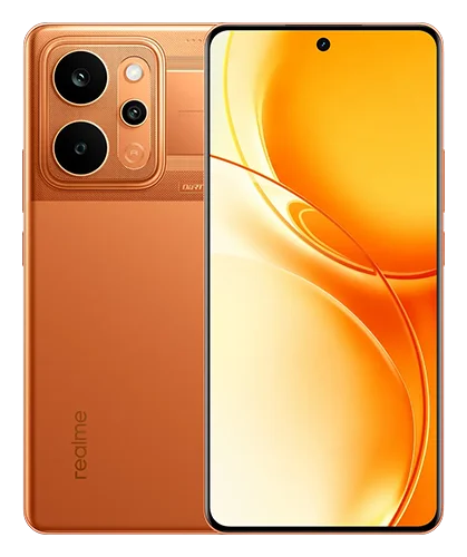 Смартфон Realme P4 Power в оранжевом (Flash Orange) корпусе