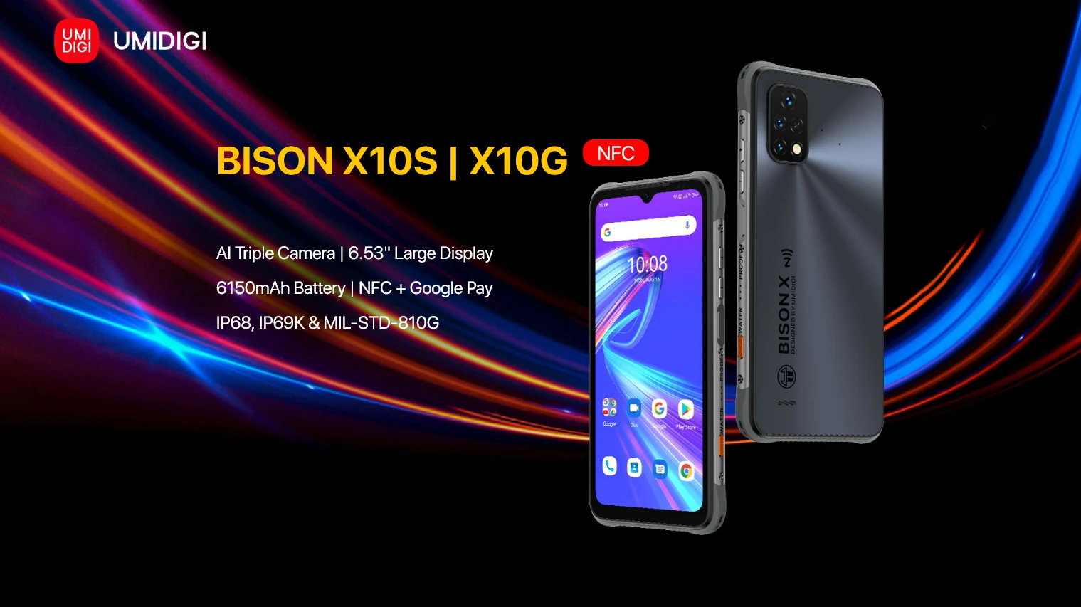 Смартфоны Umidigi Bison X10S и X10G