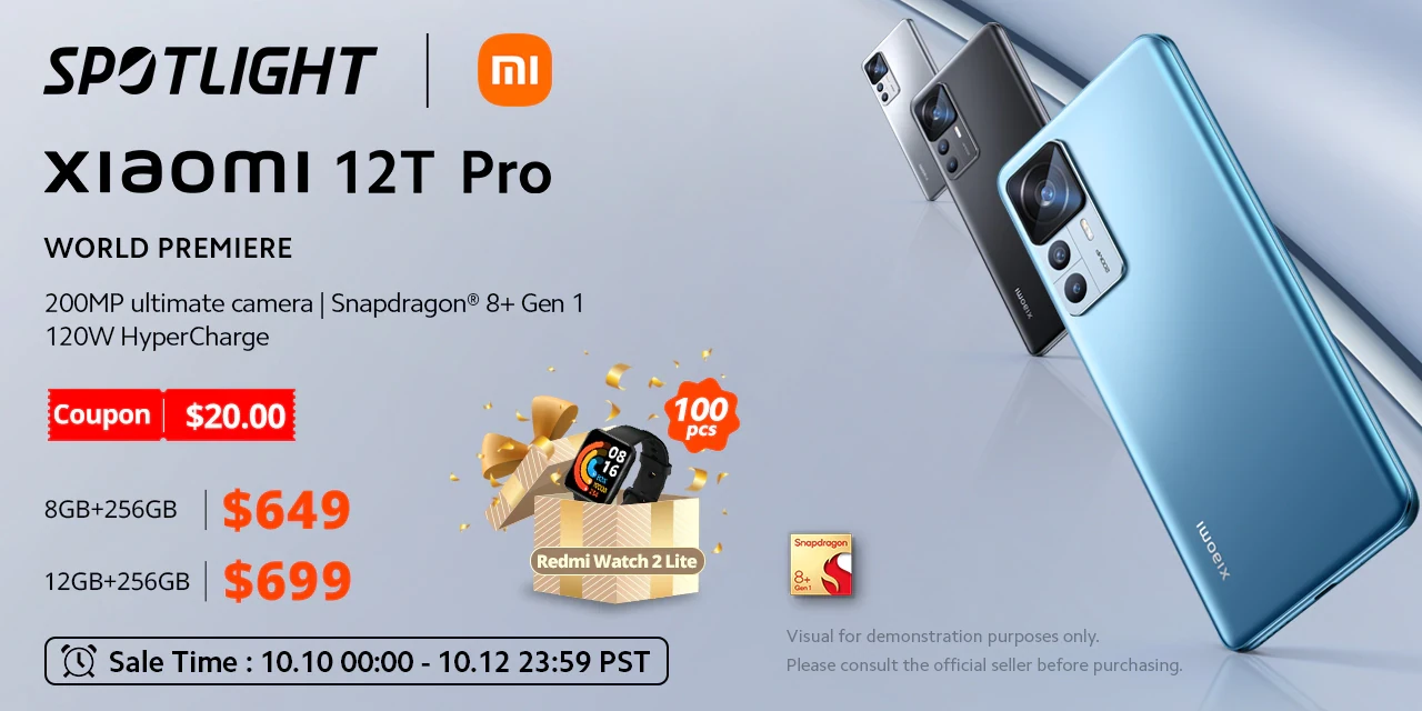 Распродажа смартфонов Xiaomi 12T Pro со скидкой