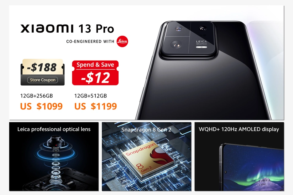 Распродажа смартфонов Xiaomi 13 Pro со скидкой