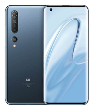 Телефон Xiaomi Mi 10 в сером (Twilight Grey) корпусе