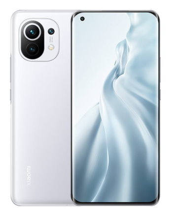 Телефон Xiaomi Mi 11 в белом (Frost White) корпусе