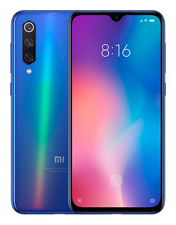 Телефон Xiaomi Mi 9 SE в голубом (Blue) корпусе