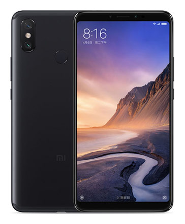 Телефон Xiaomi Mi Max 3 в чёрном (Black) корпусе