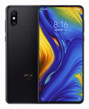 Телефон Xiaomi Mi Mix 3 5G в чёрном (Onyx Black) корпусе