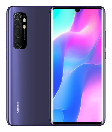 Телефон Xiaomi Mi Note 10 Lite в фиолетовом (Nebula Purple) корпусе