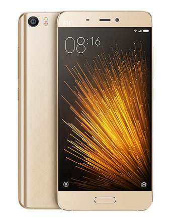 Телефон Xiaomi Mi5 в золотом (Gold) корпусе