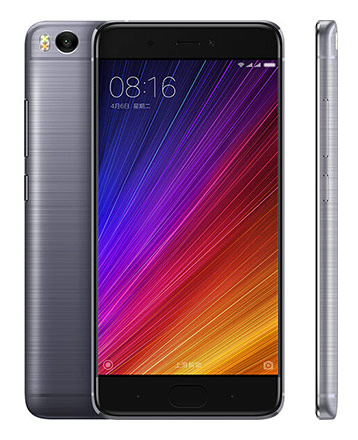 Телефон Xiaomi Mi5s в тёмно-сером (Grey) корпусе