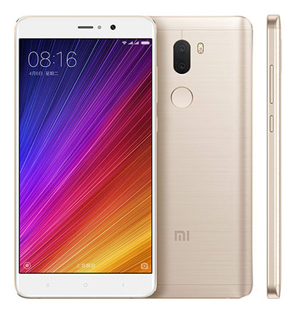 Телефон Xiaomi Mi5s Plus в золотом (Gold) корпусе