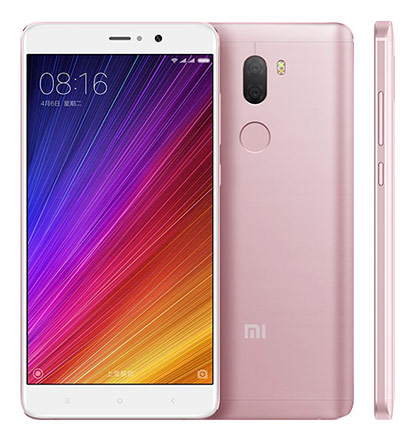 Телефон Xiaomi Mi5s Plus в розовом (Rose Gold) корпусе