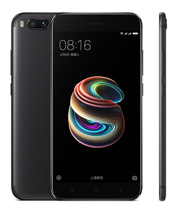 Телефон Xiaomi Mi 5X в чёрном (Black) корпусе