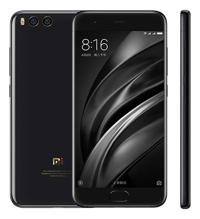 Телефон Xiaomi Mi 6 в чёрном (Black) керамическом корпусе