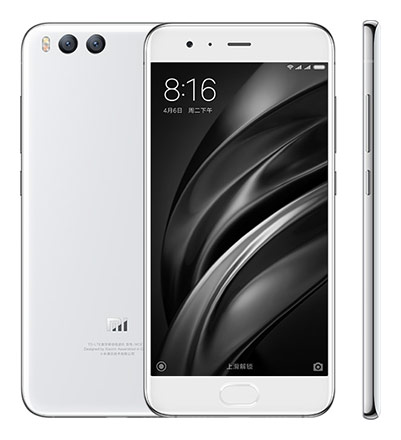 Телефон Xiaomi Mi 6 в белом (White) корпусе