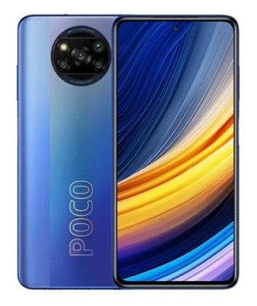 Смартфон POCO X3 Pro в синем (Frost Blue) корпусе