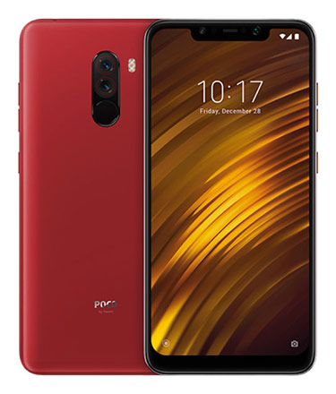 Телефон Xiaomi Pocophone F1 в красном (Rosso Red) корпусе