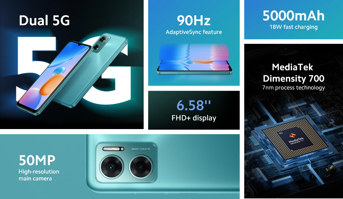 Характеристики смартфона Xiaomi Redmi 10 5G