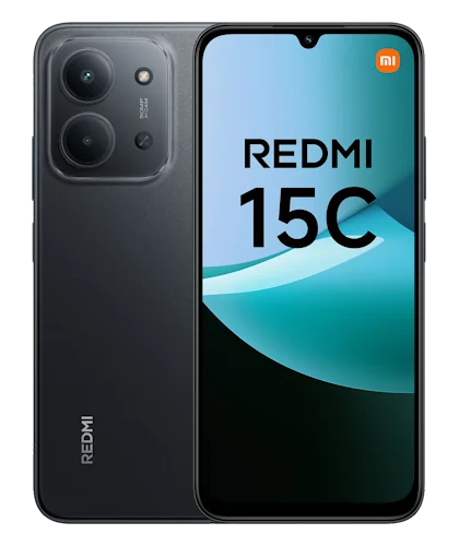Смартфон Xiaomi Redmi 15C в чёрном (Titan Black) корпусе