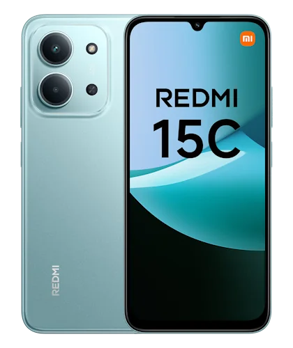 Смартфон Xiaomi Redmi 15C в зелёном (Mint Green) корпусе