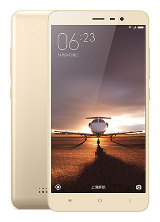 Телефон Xiaomi Redmi 3S в золотом (Gold) корпусе