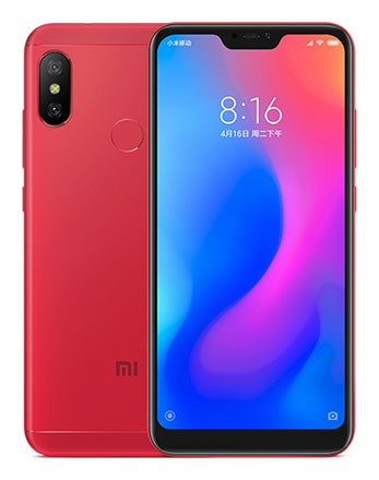 Телефон Xiaomi Redmi 6 Pro в красном (Red) корпусе