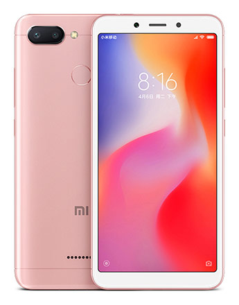Телефон Xiaomi Redmi 6 в розовом (Rose) корпусе