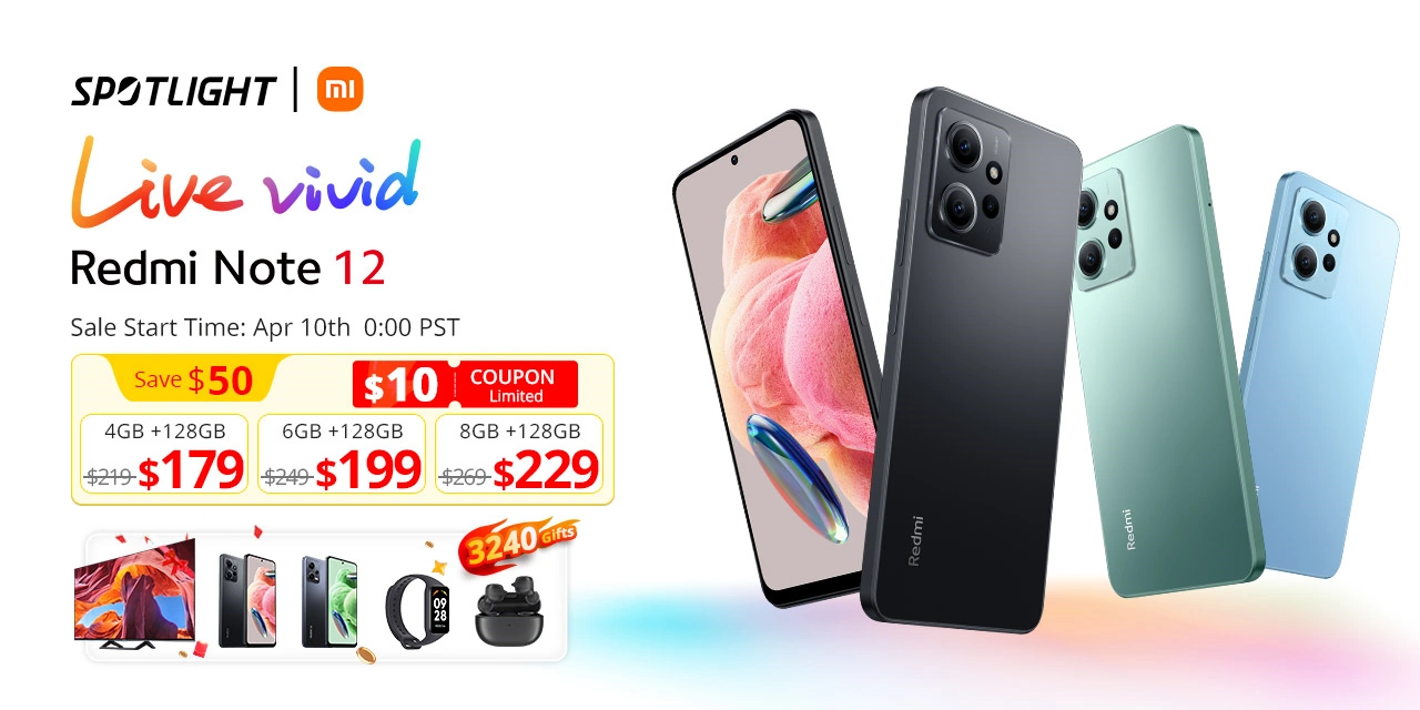 Распродажа смартфонов Xiaomi Redmi Note 12 со скидкой