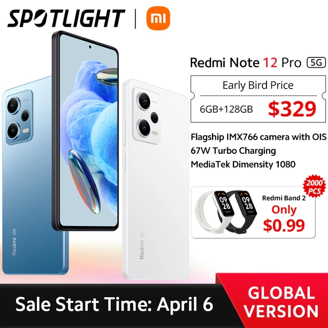 Распродажа смартфонов Xiaomi Redmi Note 12 Pro 5G со скидкой
