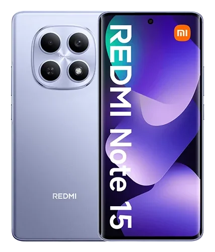Смартфон Xiaomi Redmi Note 15 в фиолетовом (Purple) корпусе
