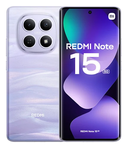 Смартфон Xiaomi Redmi Note 15 5G в фиолетовом (Mist Purple) корпусе