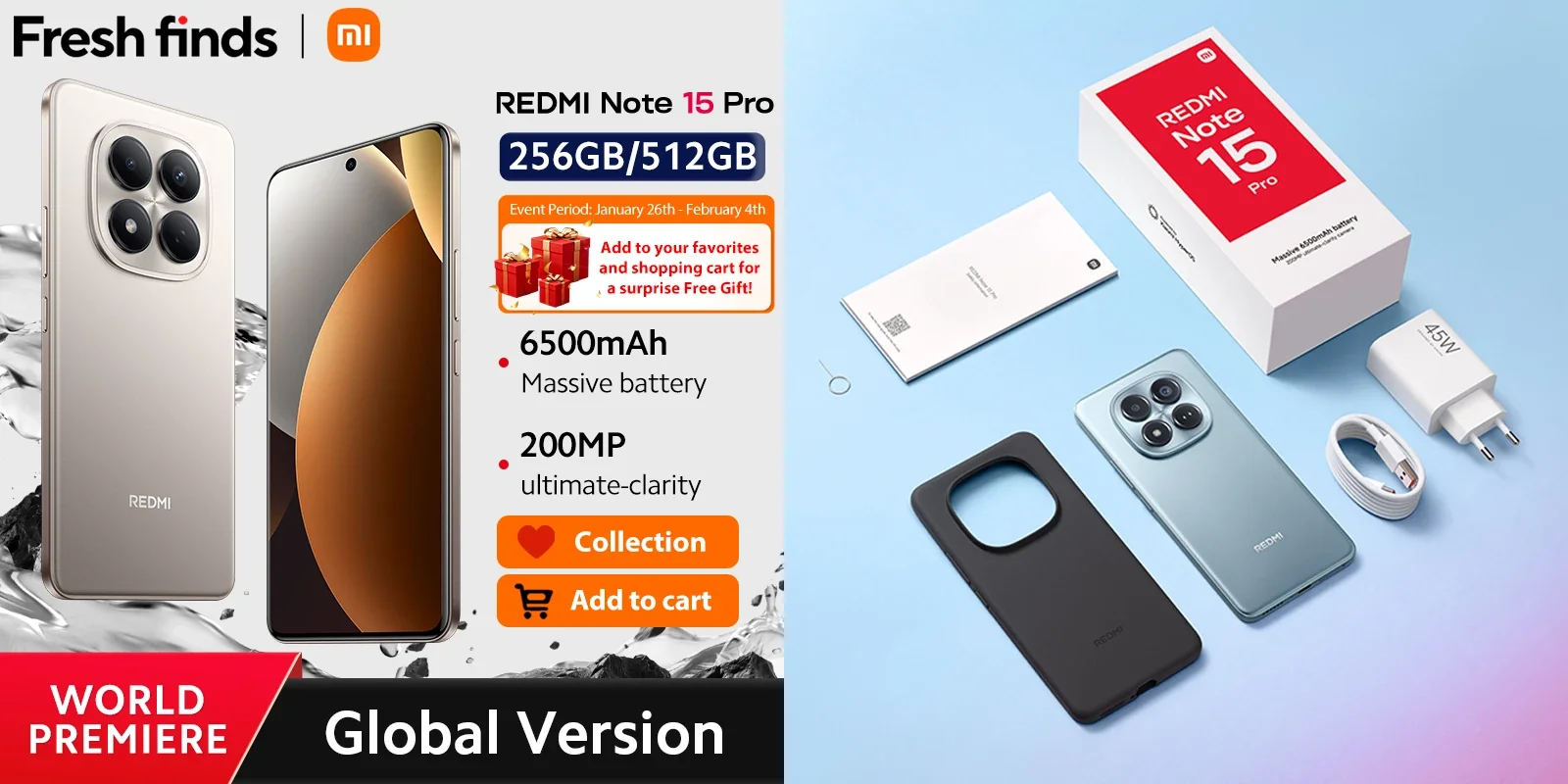 Распродажа смартфонов Xiaomi Redmi Note 15 Pro со скидкой