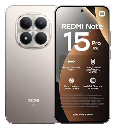 Смартфон Xiaomi Redmi Note 15 Pro 5G в лазурном (Azure Blue) корпусе